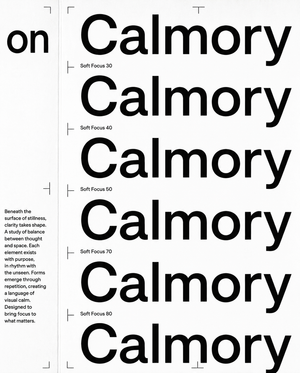Minimal typography study and design